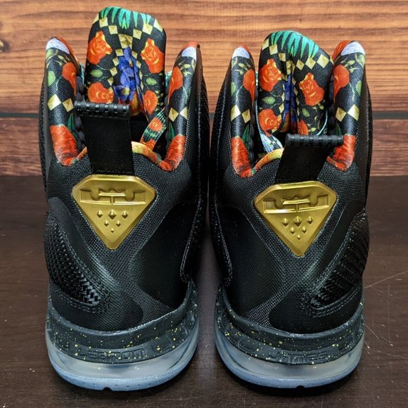 Nike LeBron 9 IX Watch The Throne Men's 11.5 Black Gold 2022 shoes DO9353-001 - Picture 6 of 12